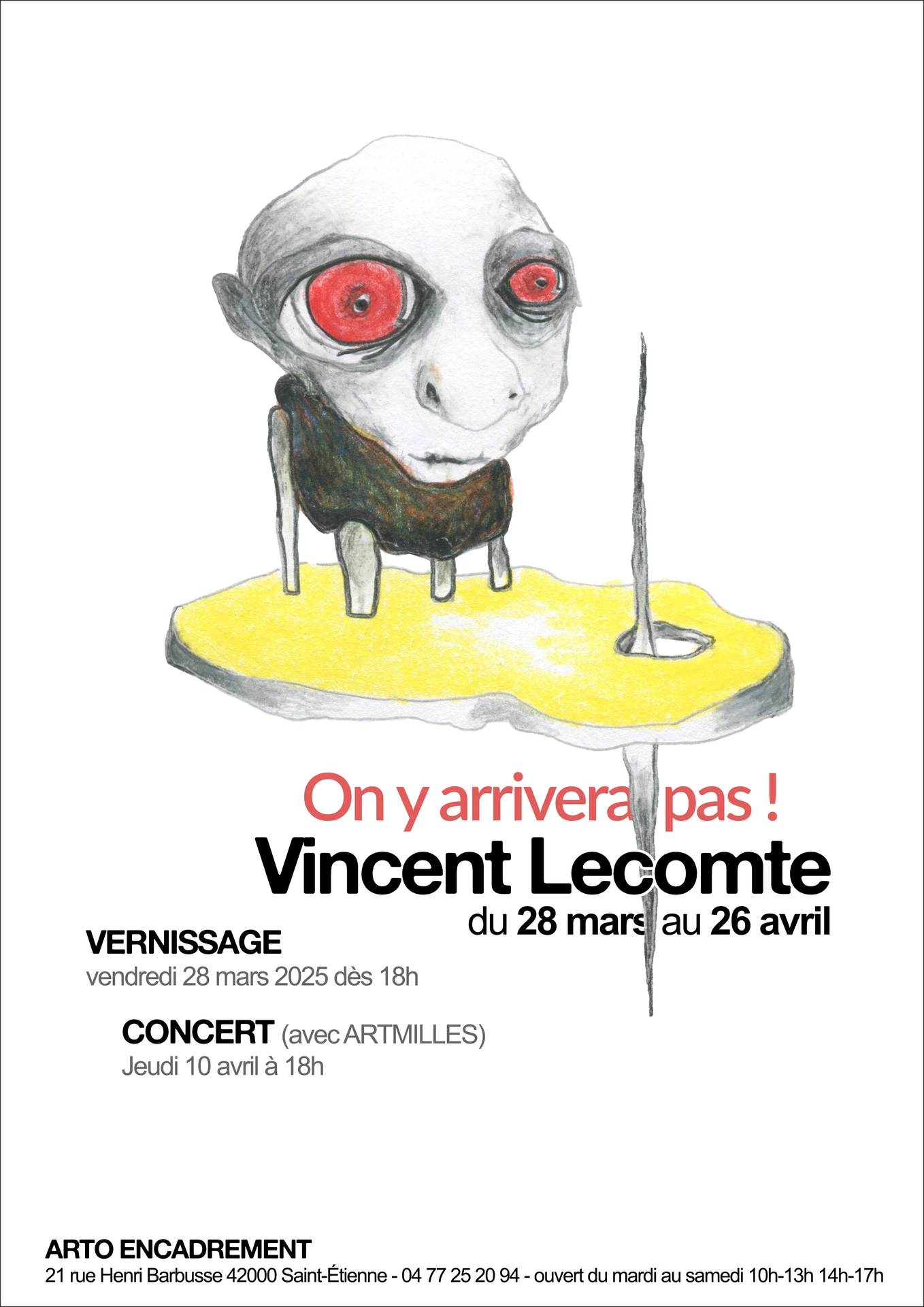 Affiche « On y arrive… pas ! »
