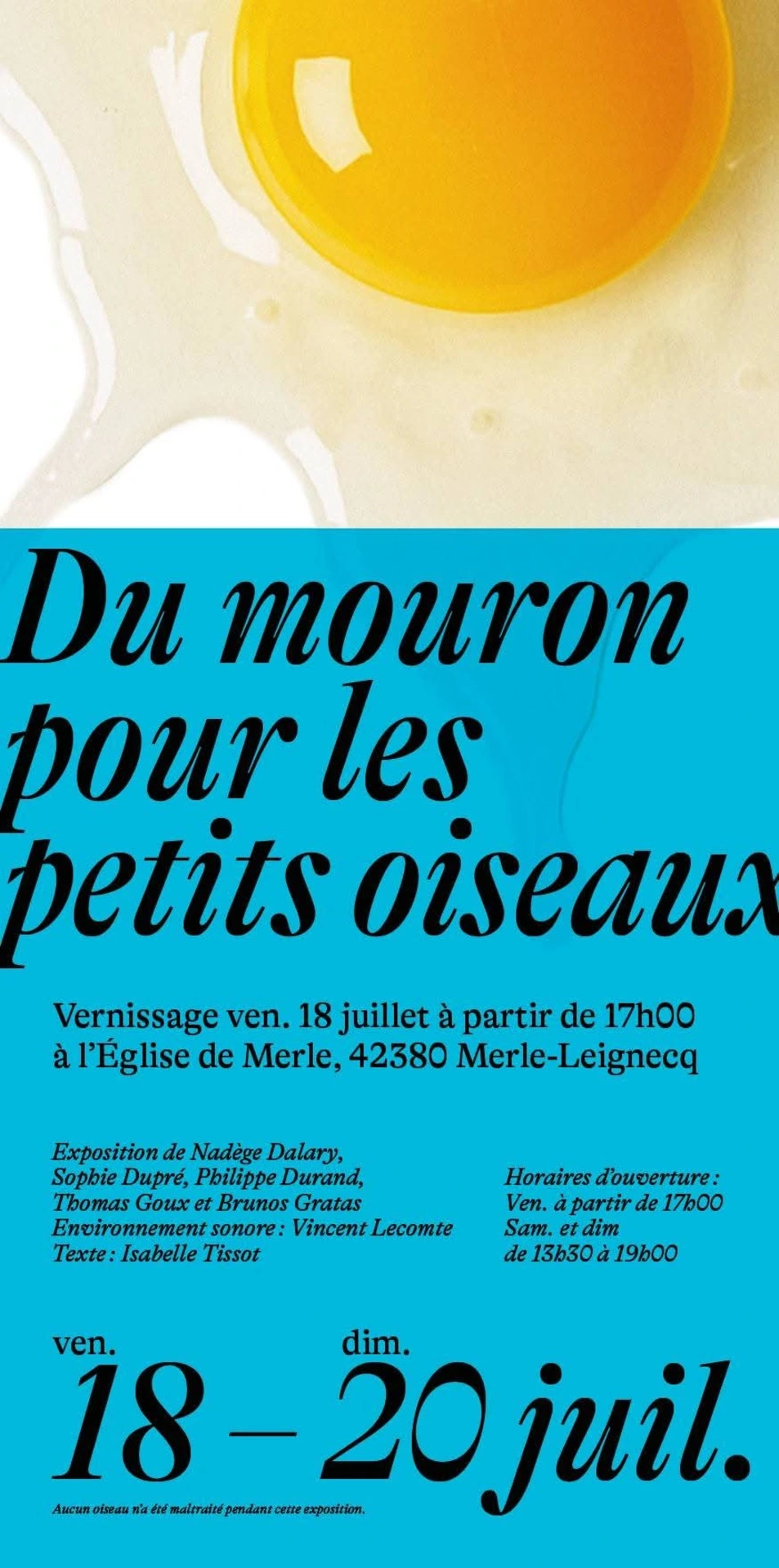 Affiche « Du mouron pour les petits oiseaux »
